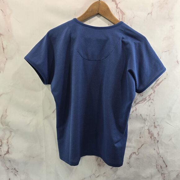 ROMFH Shirt XL 1214 SZ 4 Blue Dri Lite Active Equestrian Horse Riding - Picture 5 of 11